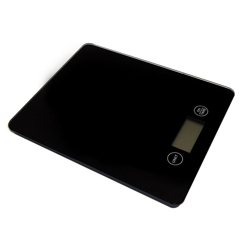 New Arrival Popular Black Tempered Glass Kitchen Scale