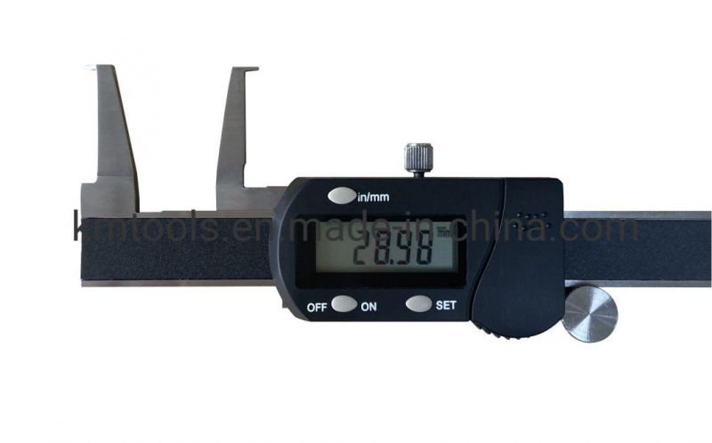 0-150mm/0-6′′ Inside Groove Digital Caliper with 0.01mm/0.0005′′ Resolution Measuring Tool