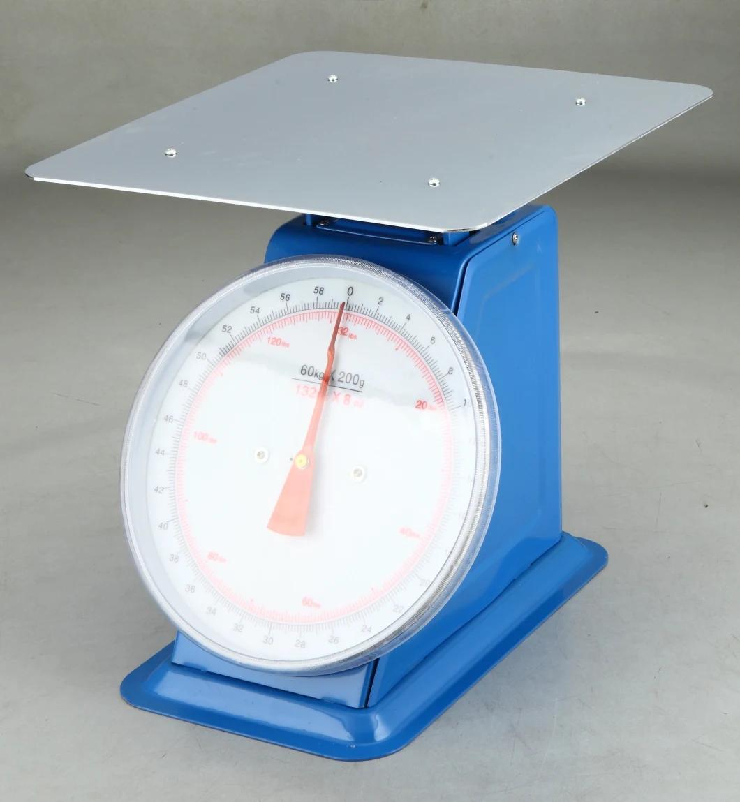 Good Quality Mechanical High Accuracy Dial Durable Spring Scale with Tray