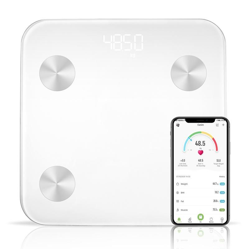 OEM Smart Body Fat Scale with Free APP Balance Weighing USB Bathroom Body Fat Scales