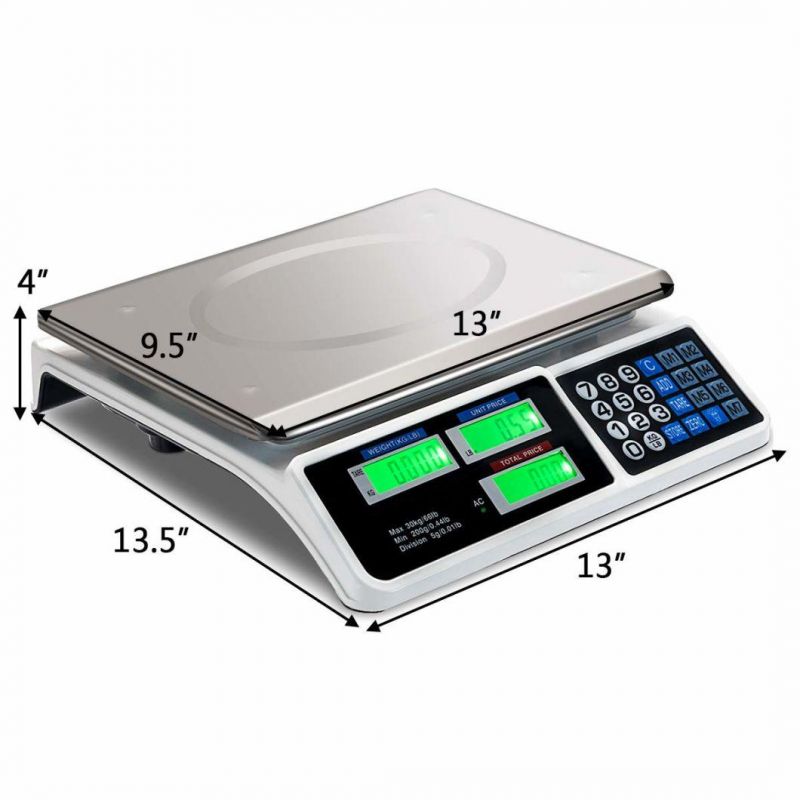 30kg Digital Weighing Scale LED Display Price Balance