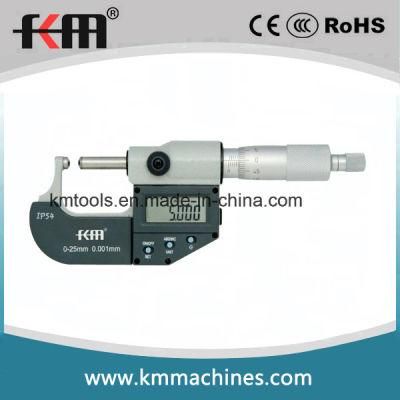 0-25mmx0.001mm Digital Tube Micrometer with Ball End Anvils