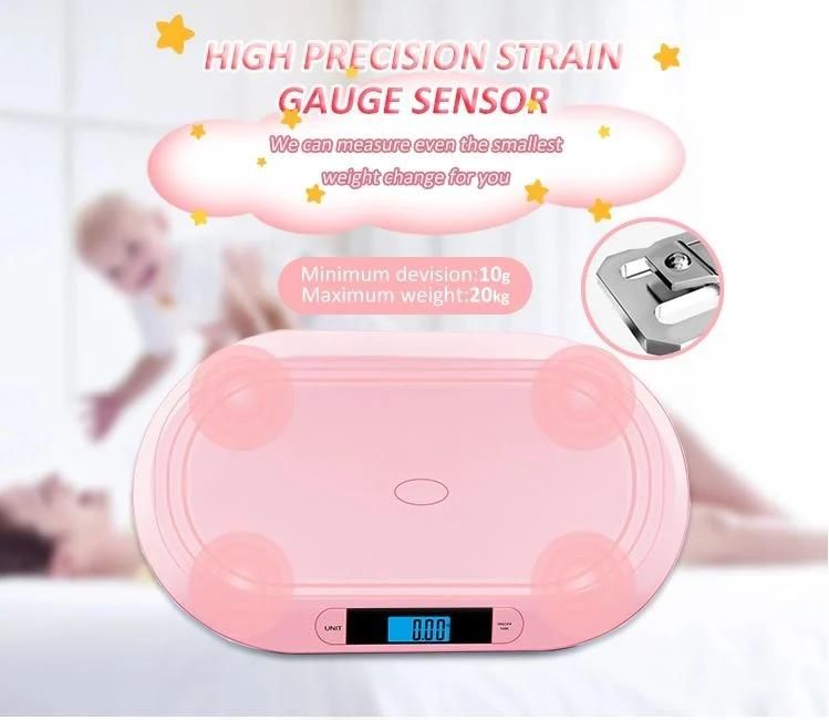 20kg New Pink Electronic Baby Scale