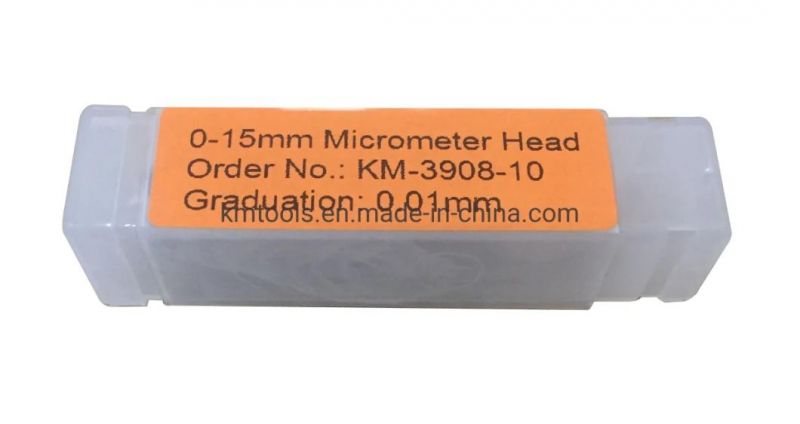 0-15mm Micrometer Head with 0.01mm Graduation