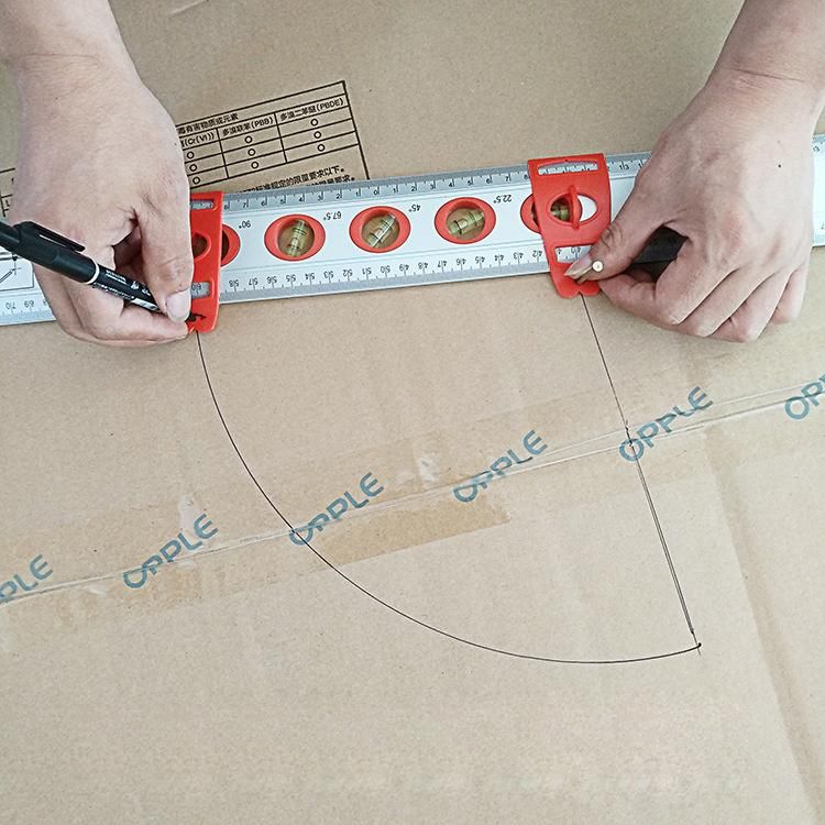 Multifunctional Horizontal Ruler Woodworking Positioner for Painting Tools