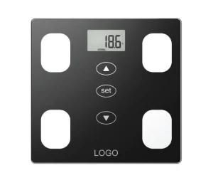 Glass Platform Electronic Body Fat Scale with Full Base