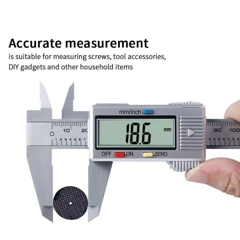 Digital Caliper Vernier Micrometer Electronic Ruler Gauge Meter 150mm 6inch New