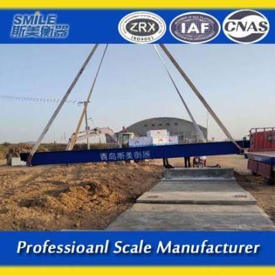 120t Weighbridge Scales with a Steel Platform on Surface Foundation