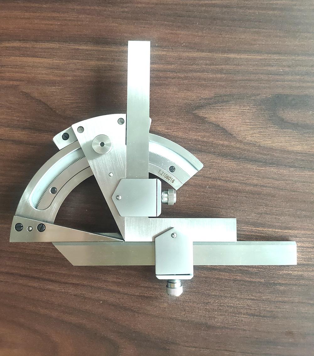 Portable 0-320degree Stainless Steel Angle Gauge Goniometer Protractor