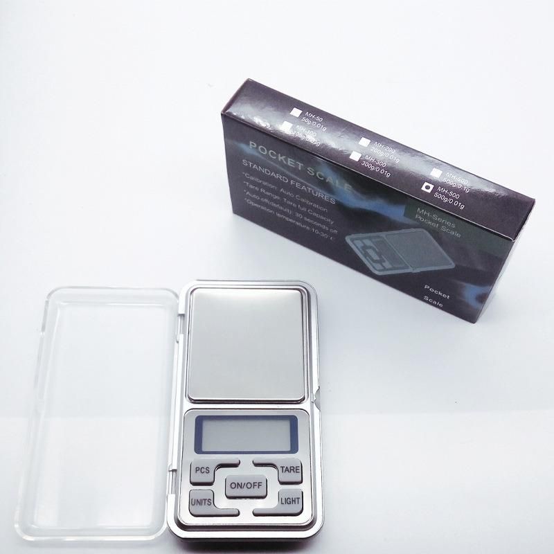 Mini Pocket Scales 500g Digital Electronic 0.01 Accuracy Jewelry Weighing Scale for Jewelry (BRS-PS03)