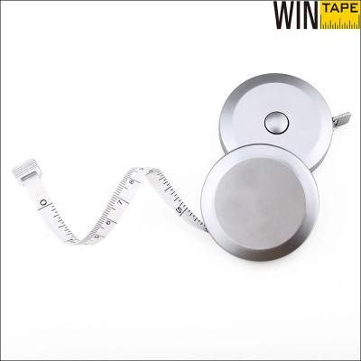 1.5m Silver Color Round Shape Tape Measure