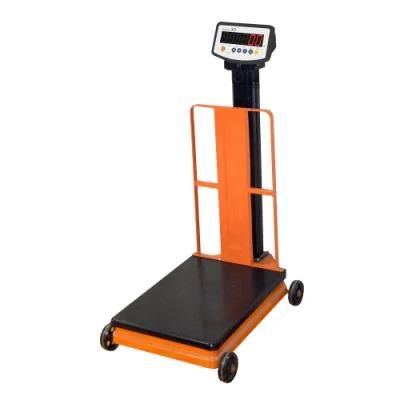 450X600mm 500kg Mechanical Hybrid Timbangan Digital Scale with Aluminum Alloy Wheels