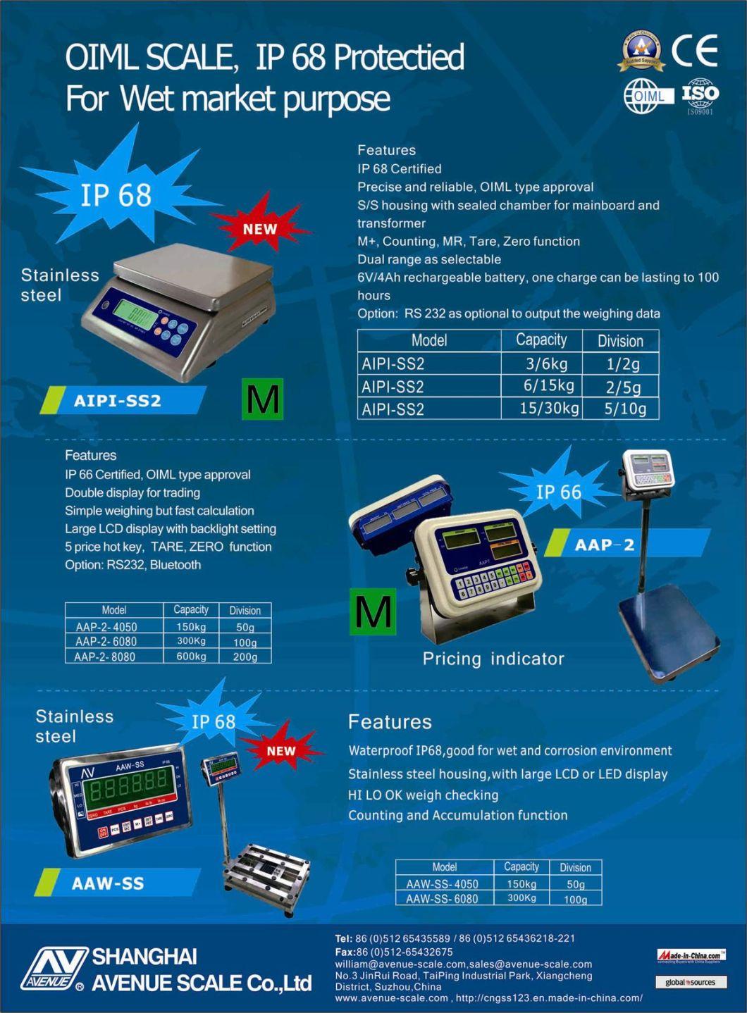 OIML Approved Electronic Counting Indicator Coin Counting Scale