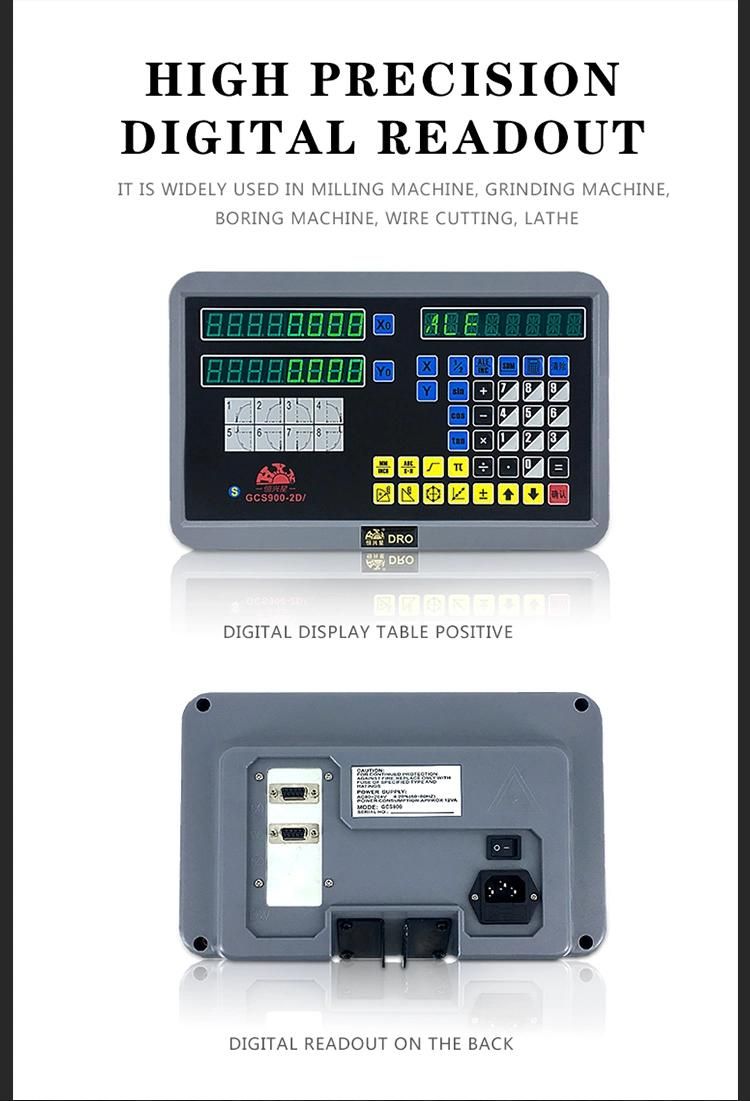 LCD Screen Lathe Dro 2 Axis Digitail Readout Dro System