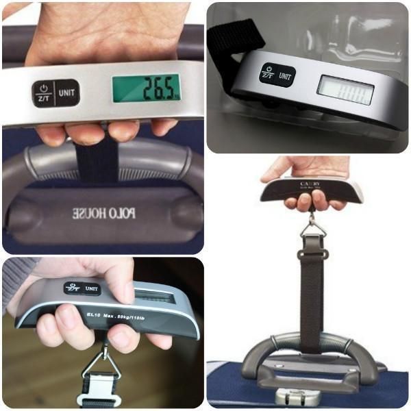 Multifunction Mini ABS Plastic Digital Hanging Scale with LCD Backlit