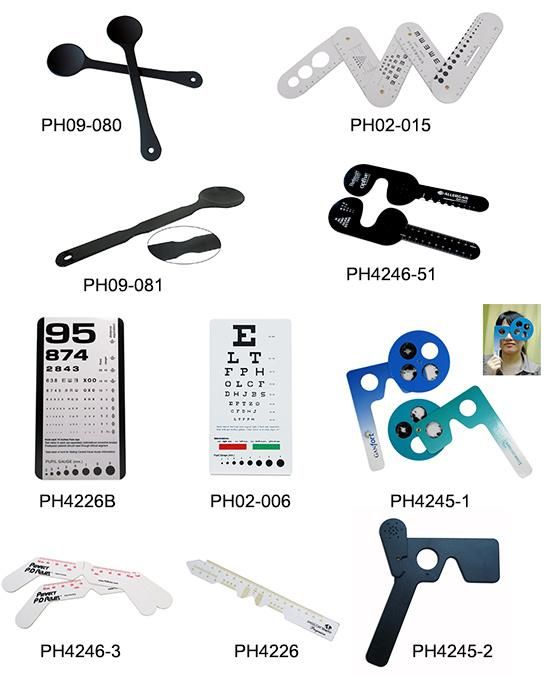 Custom Design Pupillary Distance Ruler Optical Plastic Pupilometer Pd Ruler