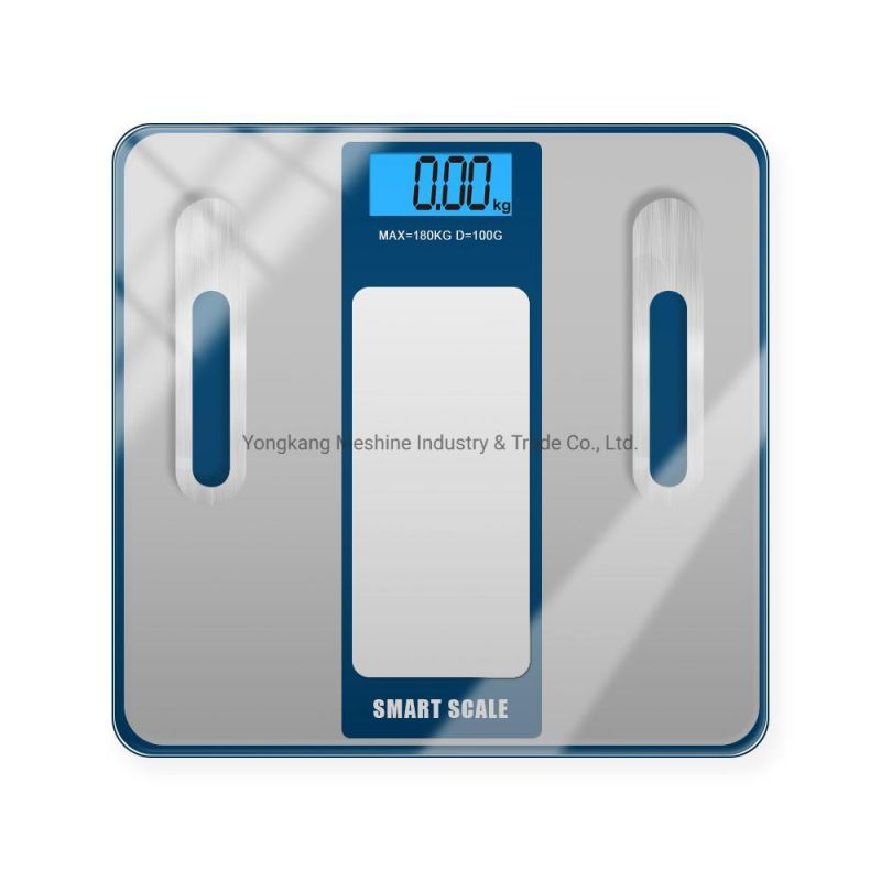 Tempered Glass Electronic Personal Weighing Scales with Fashion Imprinting