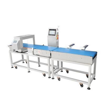 High Speed Combination Systems Conveyor Weighing Machine with Metal Detector