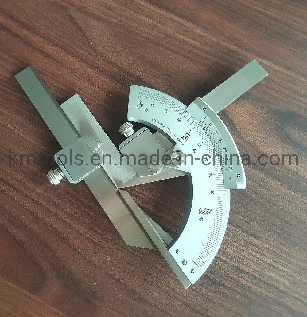 Industrial Bevel Protractor 0-320 Degree Corner Measure Tool with Stainless Steel