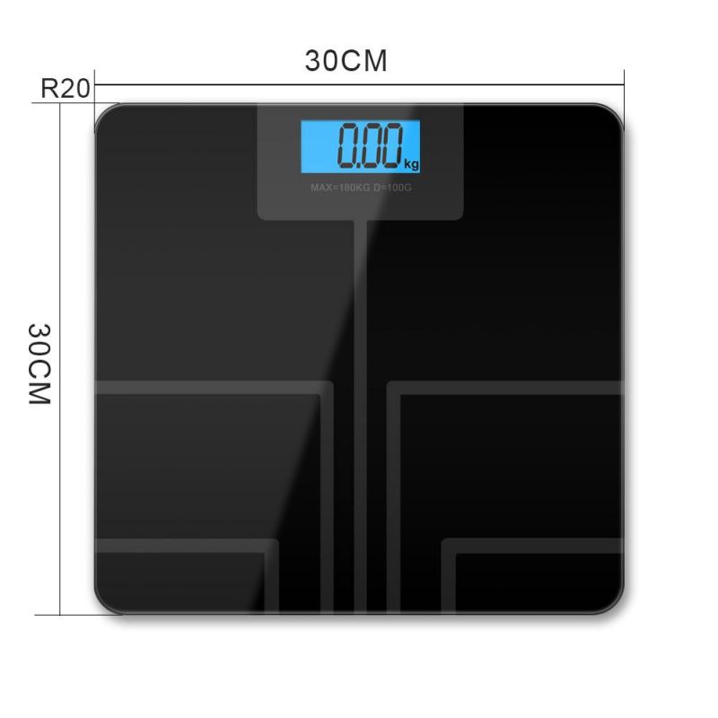 Bl-6033 Tempered Galss High Accuracy Bathroom Digital Weighing Scales