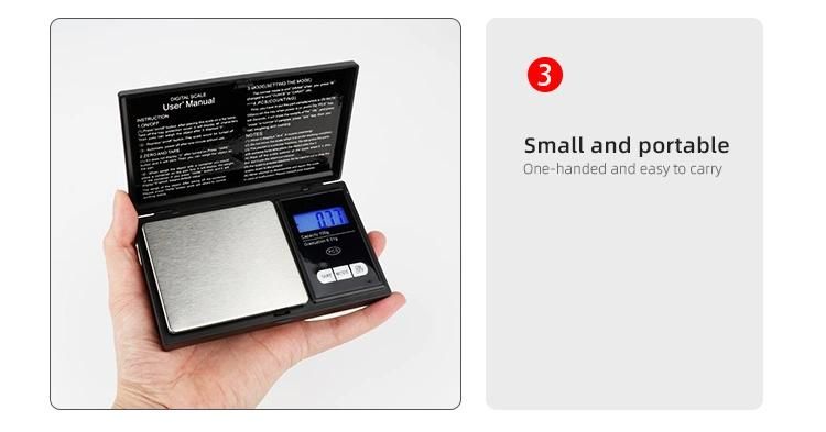 Factory Wholesale Portable Electronic Pocket Scales Digital Jewelry Weighing Scale