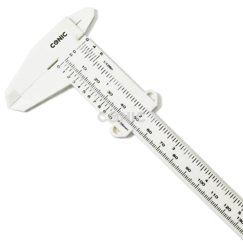 150mm Silk Printing Promotional Plastic Vernier Caliper