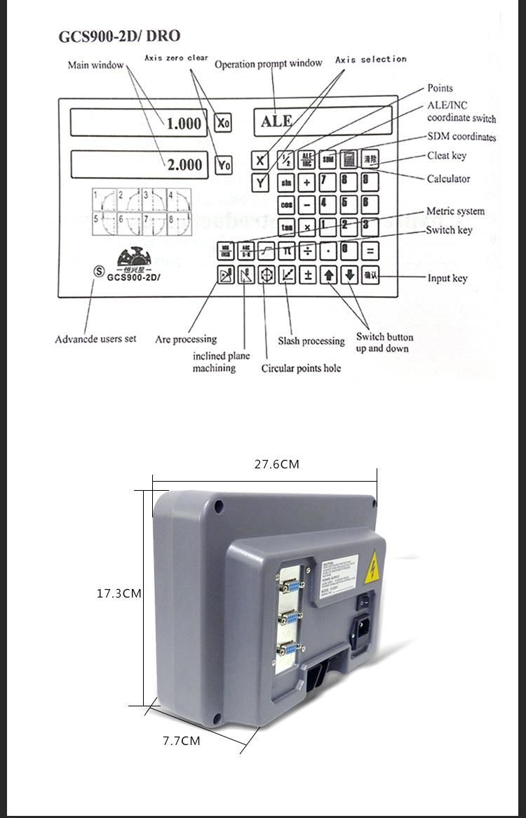 3 Axis Digital Readout Dro for Lathe Machine Milling Machine