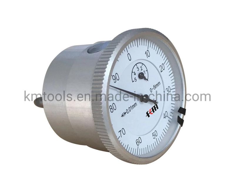 0-5mm Vertical Dial Indicator with Adjustable Steel Dial Ring