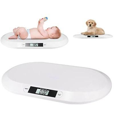 Baby Scale Max 20kg 45lb/10g Tare Function Backlit LCD Display Toddler Baby Child