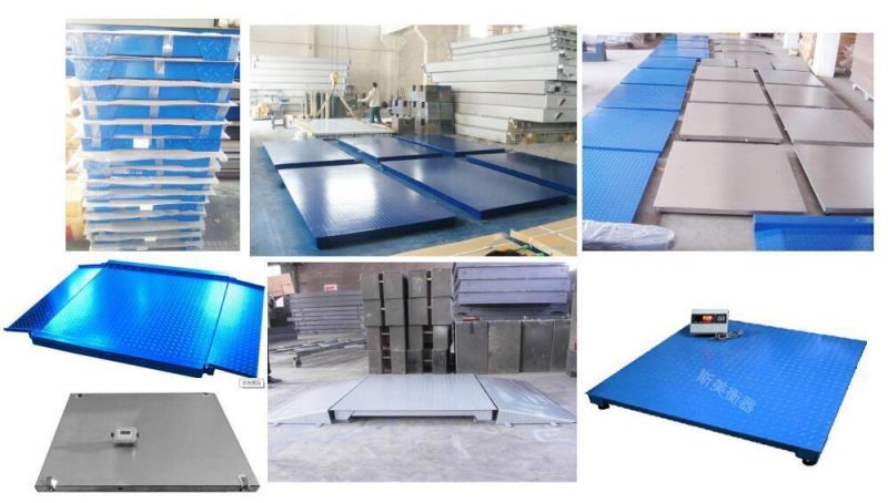 1.2*1.5m Simei Electronic Floor Scales with 5tons Platform with Digital Display