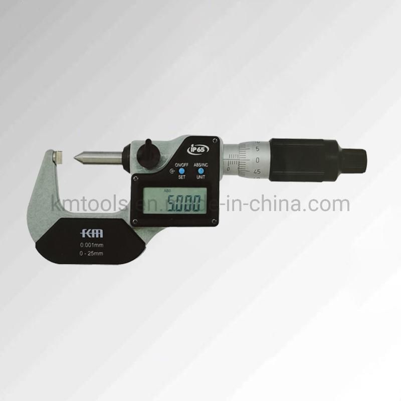 0-25mm Digital Single Point Micrometer for Measuring The Height of Crimp Contacts