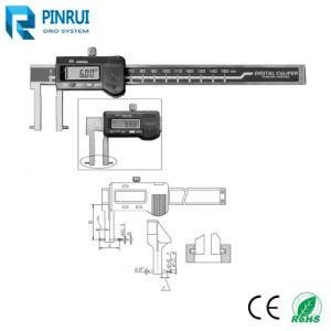 Digital Inside Groove Vernier Calipers Round Taper Point for Metal Workpeice Inspection