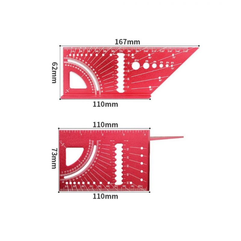 Mitre Angle Measuring Square Ruler (FX-S23)