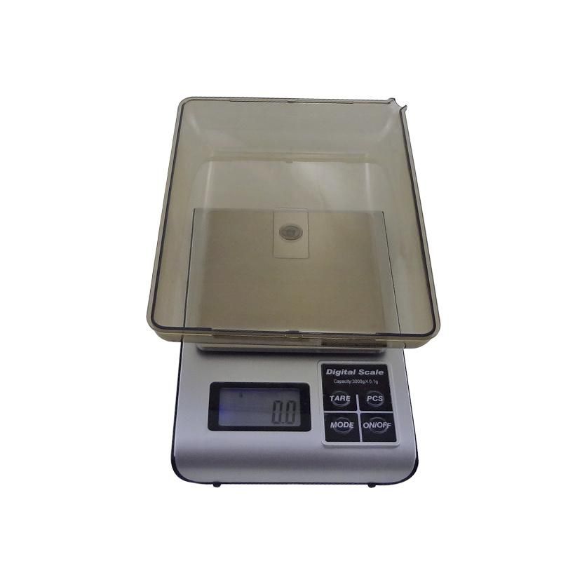 Hostweigh 5kw 3000g X 0.1g Digital Pocket Scale for Jewelry/Gold/Weed with Cover
