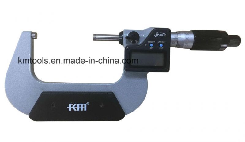 50-75mm IP65 Electronic Digital Outside Micrometer Measuring Tool