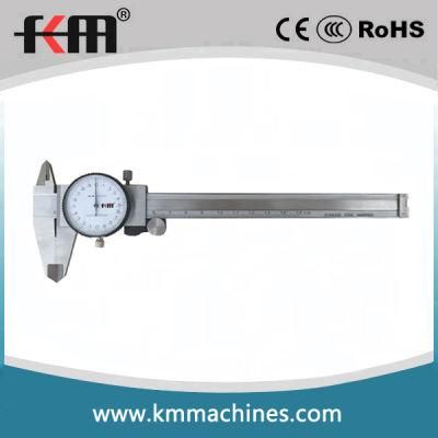 0-150mm Stainless Steel Dial Caliper with 0.02mm Graduation