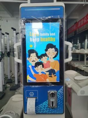 Hot Sale Custom Supporting Height and Weight Machine Body BMI Scale Machine with 19 Inch Ads Screen
