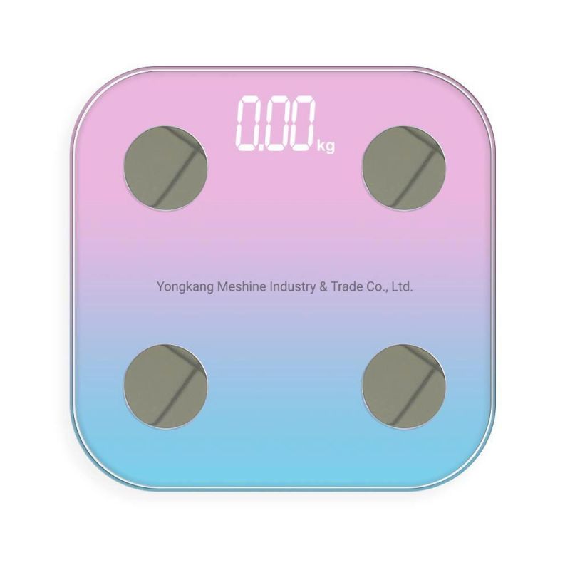 Hot Design Bascula Inteligente Digital Bath Room Home Used Smart APP Body Fat Weighing Scale