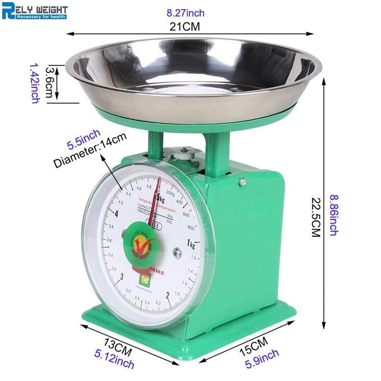 Vietnam Style Metal Body Durable Spring Scale