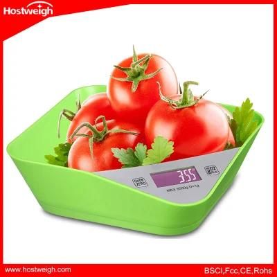 Digital Food Diet Weighing Scale with 5kg Capacity One Bowl Scale