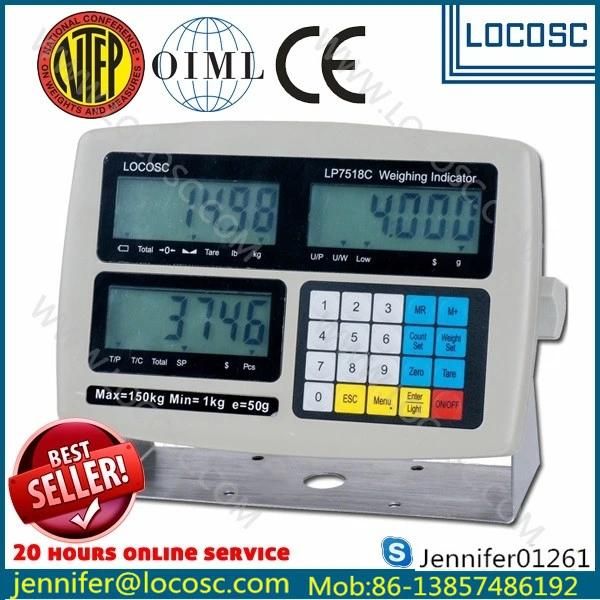 LED Light Digital Price Indicator, China Weighing Indicator