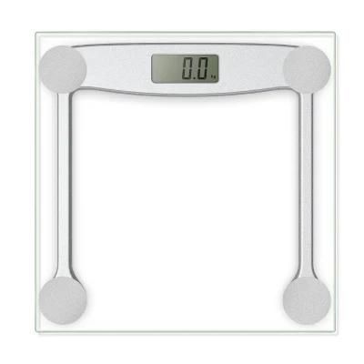 Popular Design Digital Bathroom Scale with Clear Tempered Glass