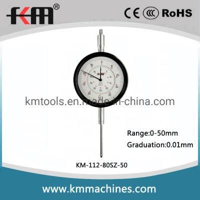 0-50mm Mechanical Dial Indicator with 0.01mm Graduation