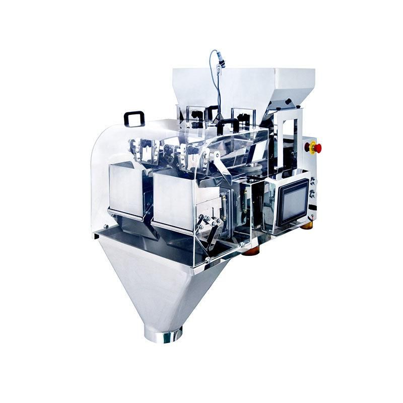 2 Heads Linear Weigher for Packing Rice Sugar Powder Machine