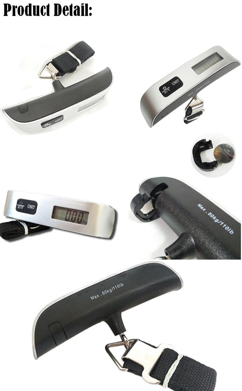 Portable Electronic Hanging Luggage Scale