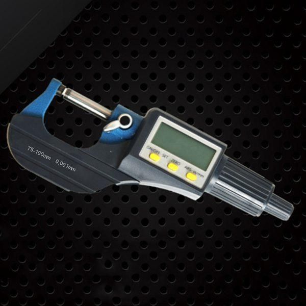 Digital Micrometer Screw Micrometer Measuring Tool Outer Diameter Mechanical Micrometer Caliper Micrometer Caliper Model 75-100mm