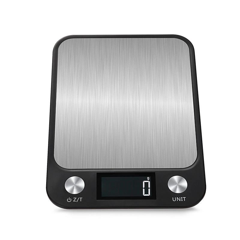 Digital Kitchen Scale with Thin Body Black White Color