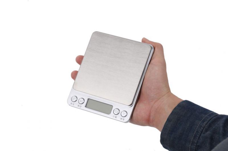 5kg Mini Electronic Multifunction Food Scale Precision Digital Kitchen Scale Stainless Steel