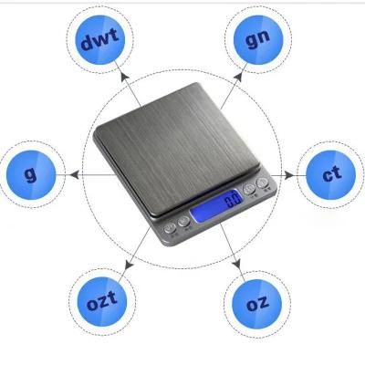500g 0.1g Portable Mini Digital Jewelry Weighing Scale