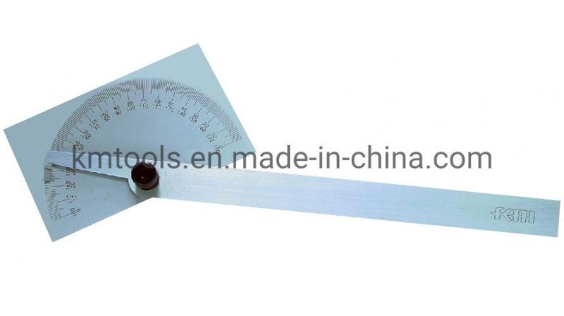 0-180 Degree Square Type Protractor Measuring Instrument